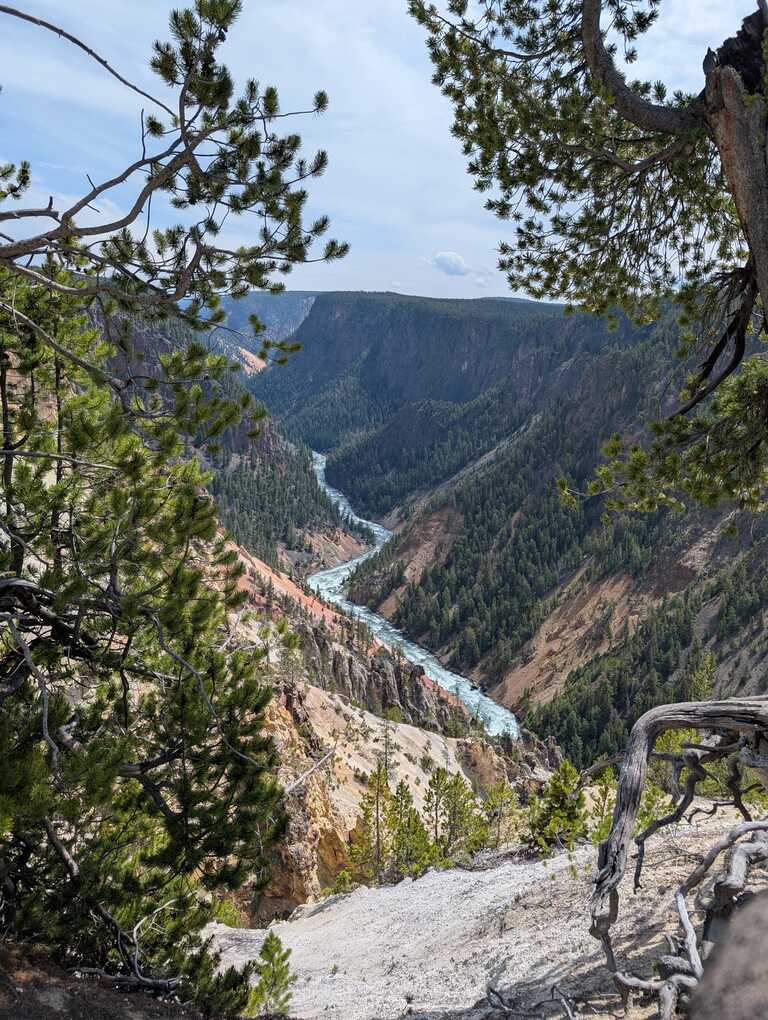 Yellowstone River in Grand Canyon of the Yellowstone